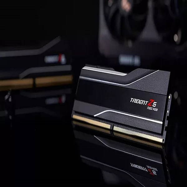 رم دسکتاپ DDR5 دوکاناله 6400 مگاهرتز CL32 جی اسکیل مدل TRIDENT Z5 RGB ظرفیت 64 گیگابایت