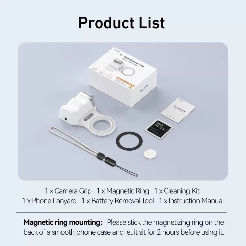 شاتر عکاسی بلوتوثی تلسین مدل Fun shot Magnetic Grip