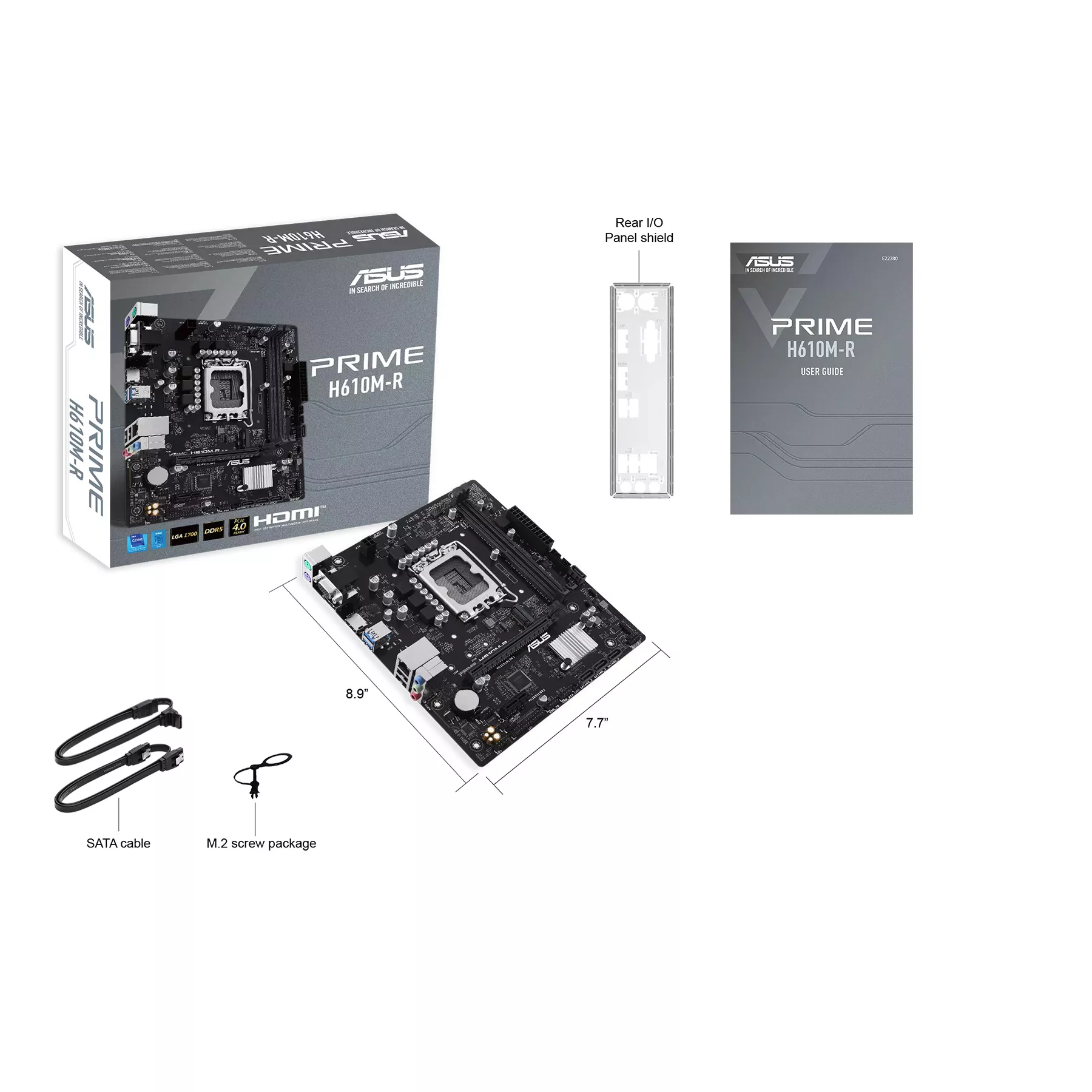 مادربرد ایسوس مدل PRIME H610M-R D5-SI
