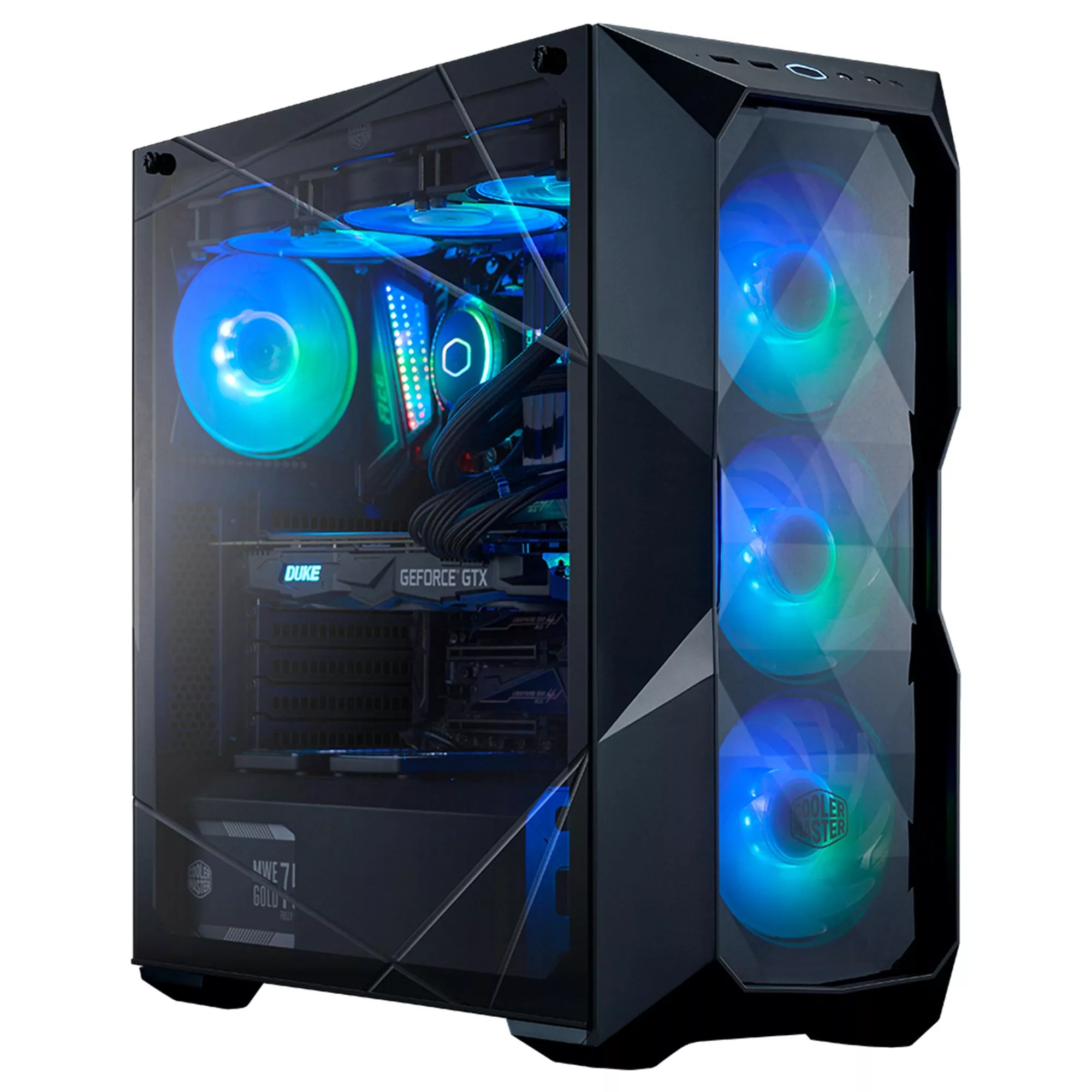 کیس کامپیوتر کولر مستر مدل MasterBox TD500 CRYSTAL