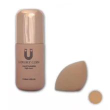 کرم پودر لاکچری کوین شماره 553 حجم 30 میلی لیتر به همراه پد آرایشی