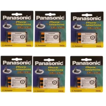 باتری تلفن بی سیم پاناسونیک مدل HHR-P104A//1B بسته 6 عددی