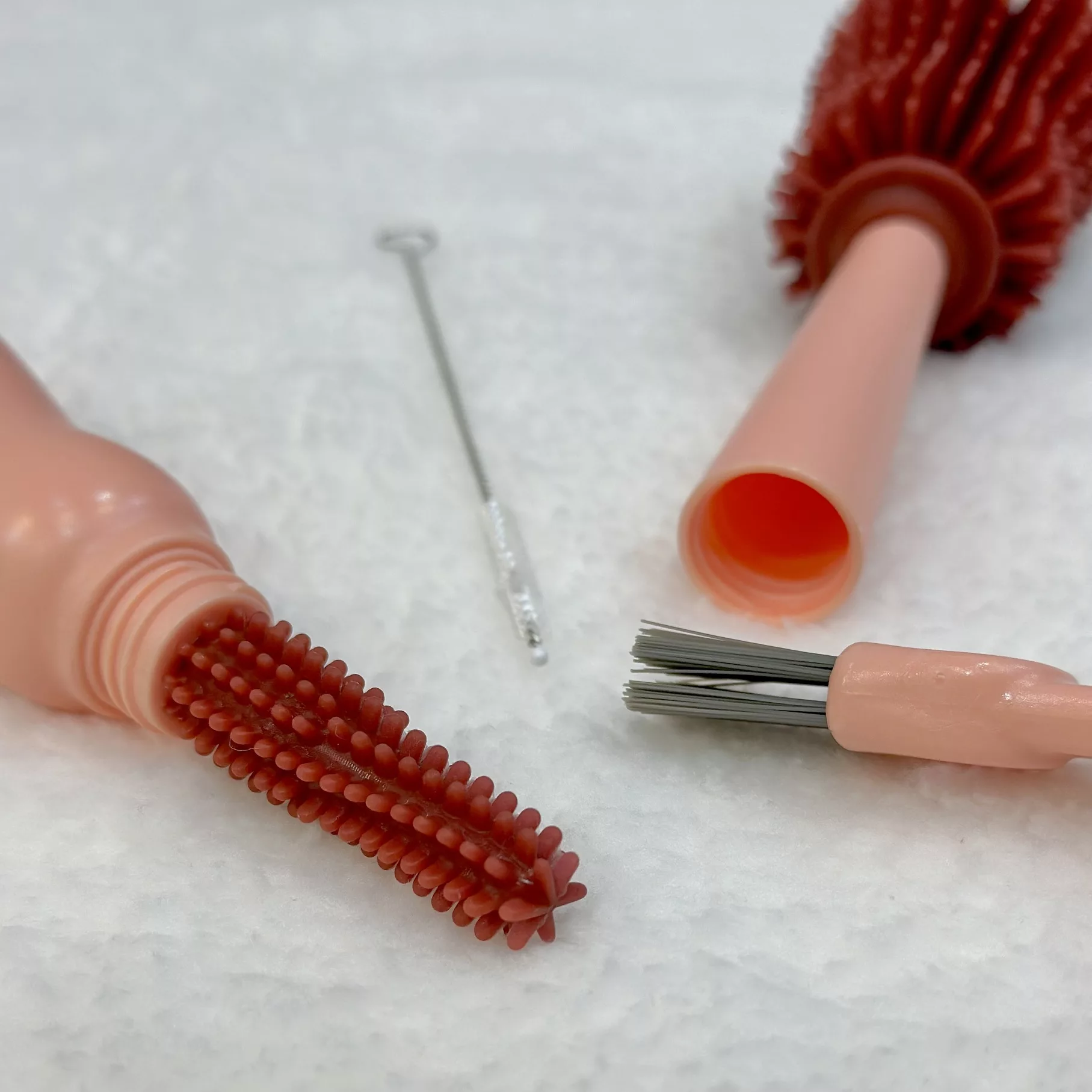 برس شیشه شوی مدل پنگوئن مجموعه 4 عددی