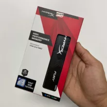رم کامپیوتر DDR4 تک کاناله 3200 مگاهرتز CL16 کینگستون مدل HyperX FURY ظرفیت 8 گیگابایت