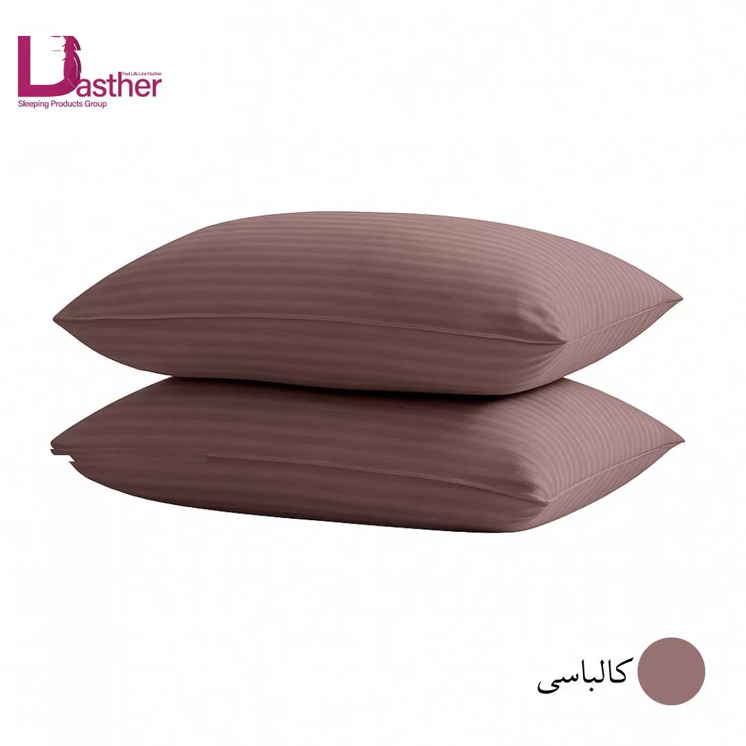 رو بالشی دستر مدل هتلی سایز 70*50 سانتی متر بسته دو عددی