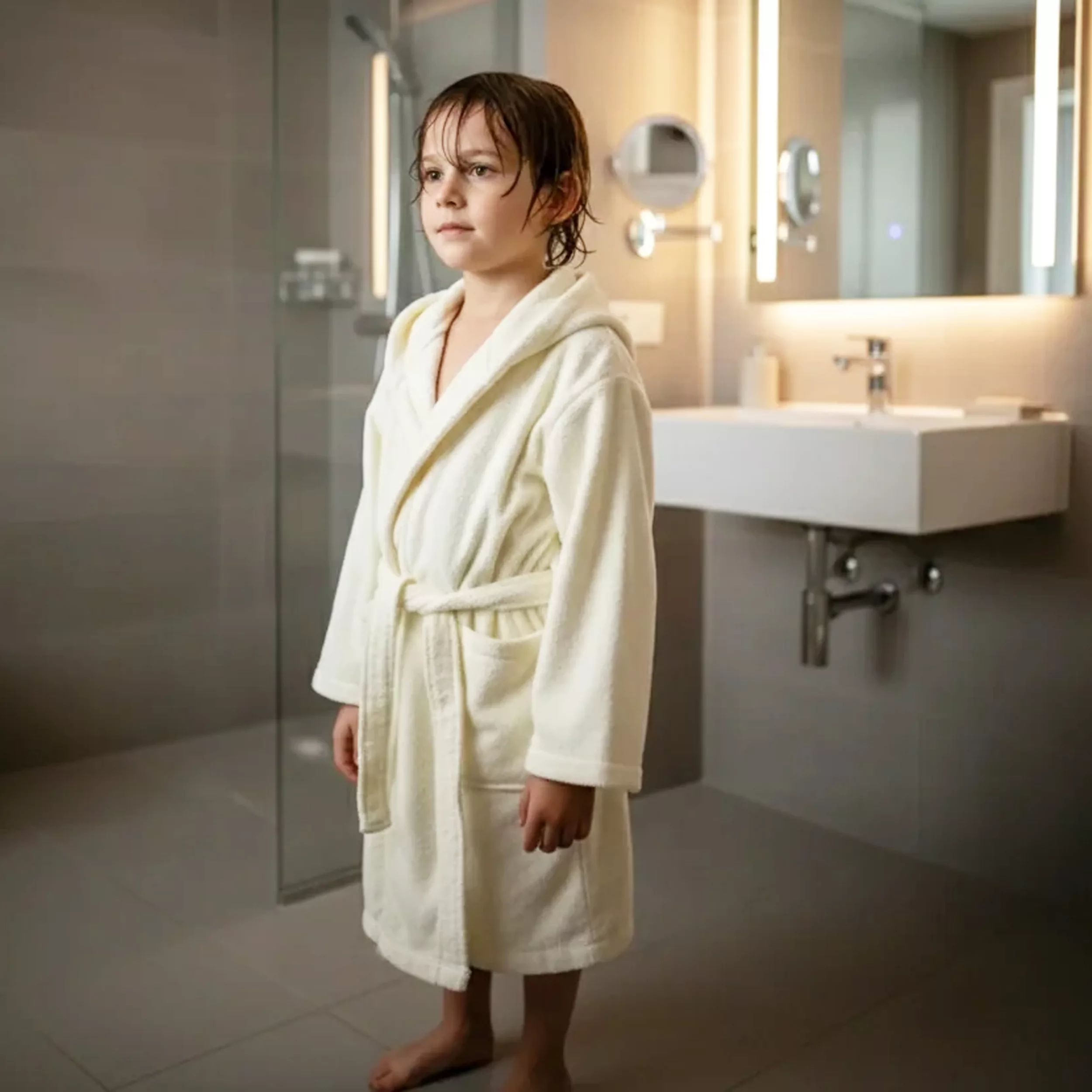 حوله پالتویی کودک مدل y1112 سایز 80x40 سانتیمتر