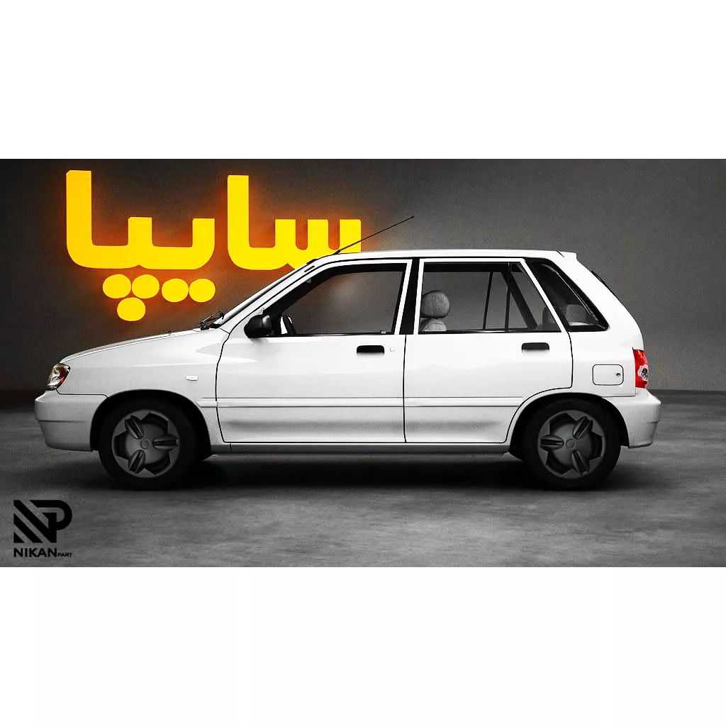 قالپاق چرخ تی پی ای مدل ِPRD-B04 سایز 13 اینچ مناسب برای پراید بسته 4 عددی