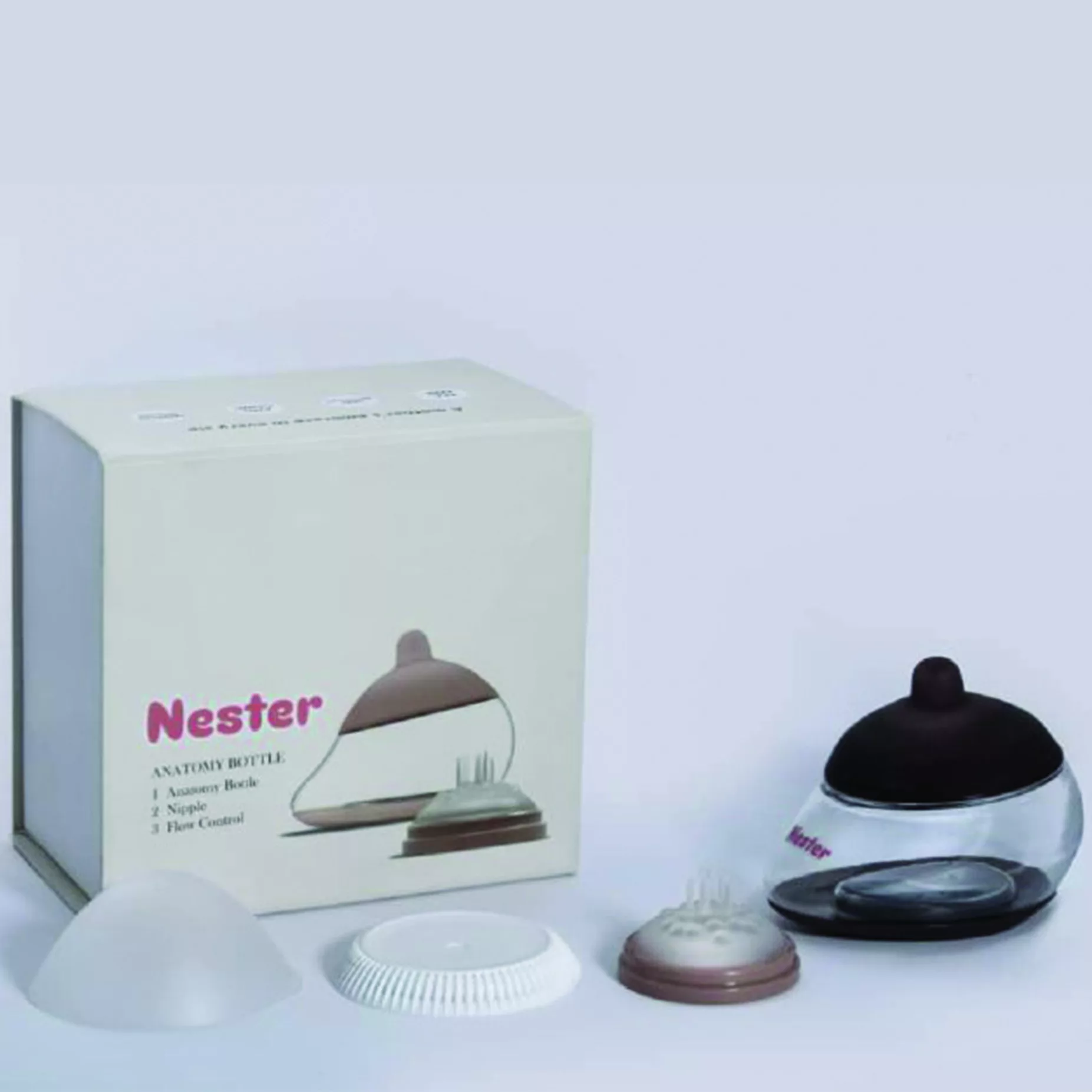 شیشه شیر 220 میلیلیتر مدل Nester
