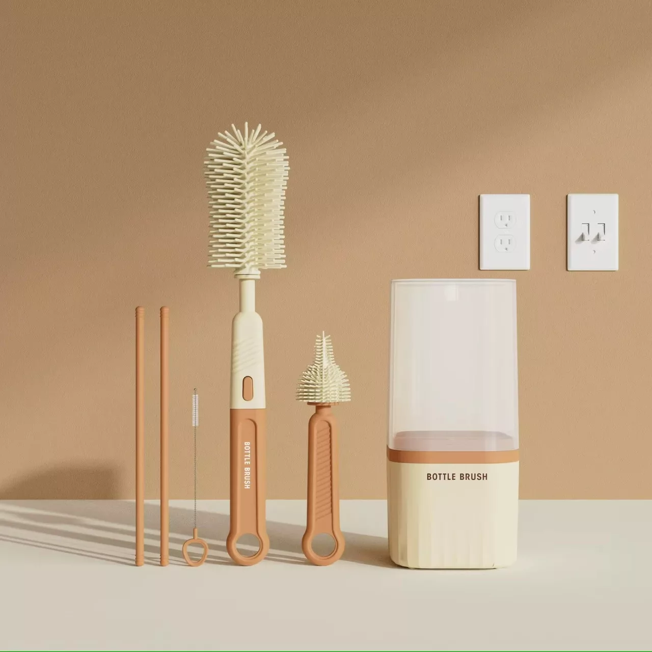 برس شیشه شوی کد 002 مجموعه 5 عددی