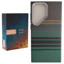 کاور قاب یاران مدل Carbon Vintage مناسب برای گوشی موبایل سامسونگ Galaxy S25 Ultra