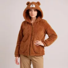 سویشرت زنانه مدل خرسی کره ای