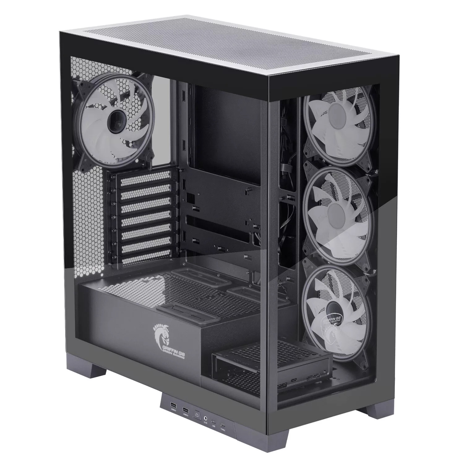 کیس کامپیوتر گیمینگ گرین مدل GRIFFIN G8