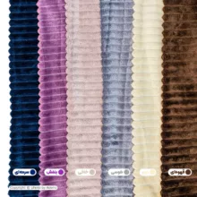 ملحفه آدنو مدل مخمل کد PM01 یک نفره سایز 120x200 سانتی متر