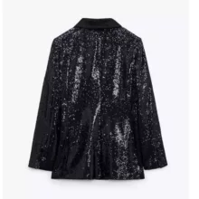 کت زنانه مدل بلیزر پولکی