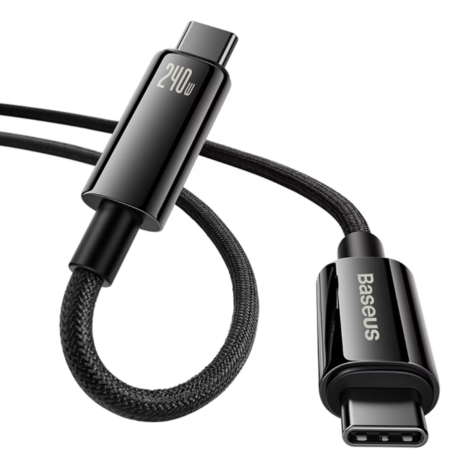 کابل تبدیل USB-C باسئوس مدل (TUNGSTEN GOLD  (240W طول 2 متر