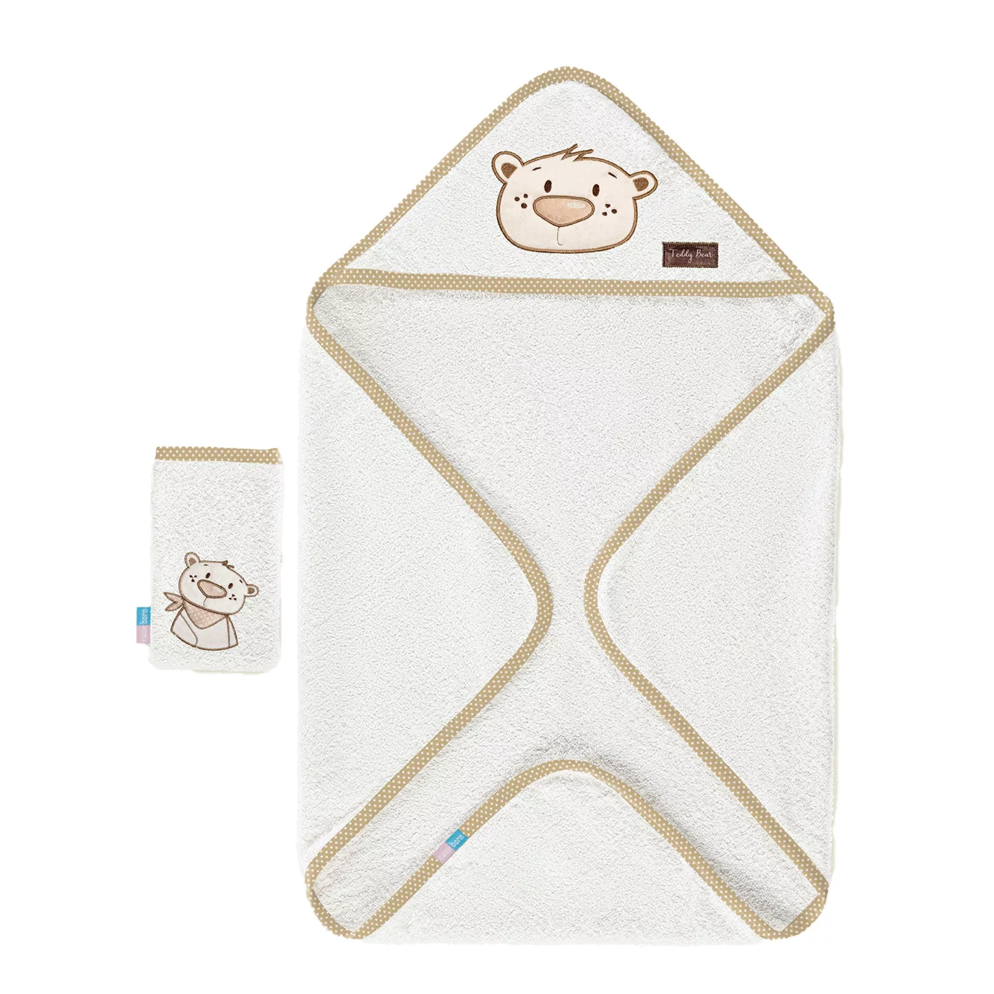 ست دو تکه حوله کودک رزبورن مدل TEDDY BEAR