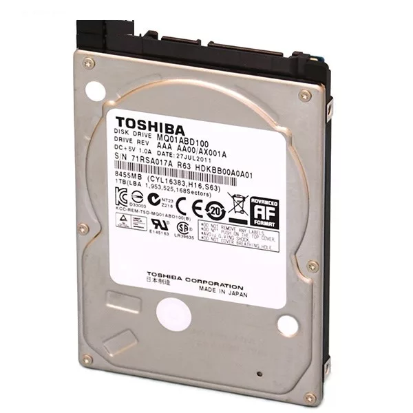 هارد دیسک اینترنال 2.5 اینچی توشیبا مدل MQ01ABD100 ظرفیت 1 ترابایت