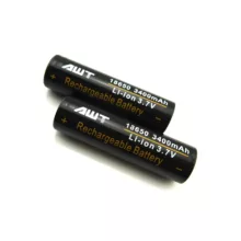 باتری لیتیوم یون قابل شارژ ای دبلیو تی مدل LI-ION-18650 ظرفیت 3400 میلی آمپرساعت بسته 2 عددی