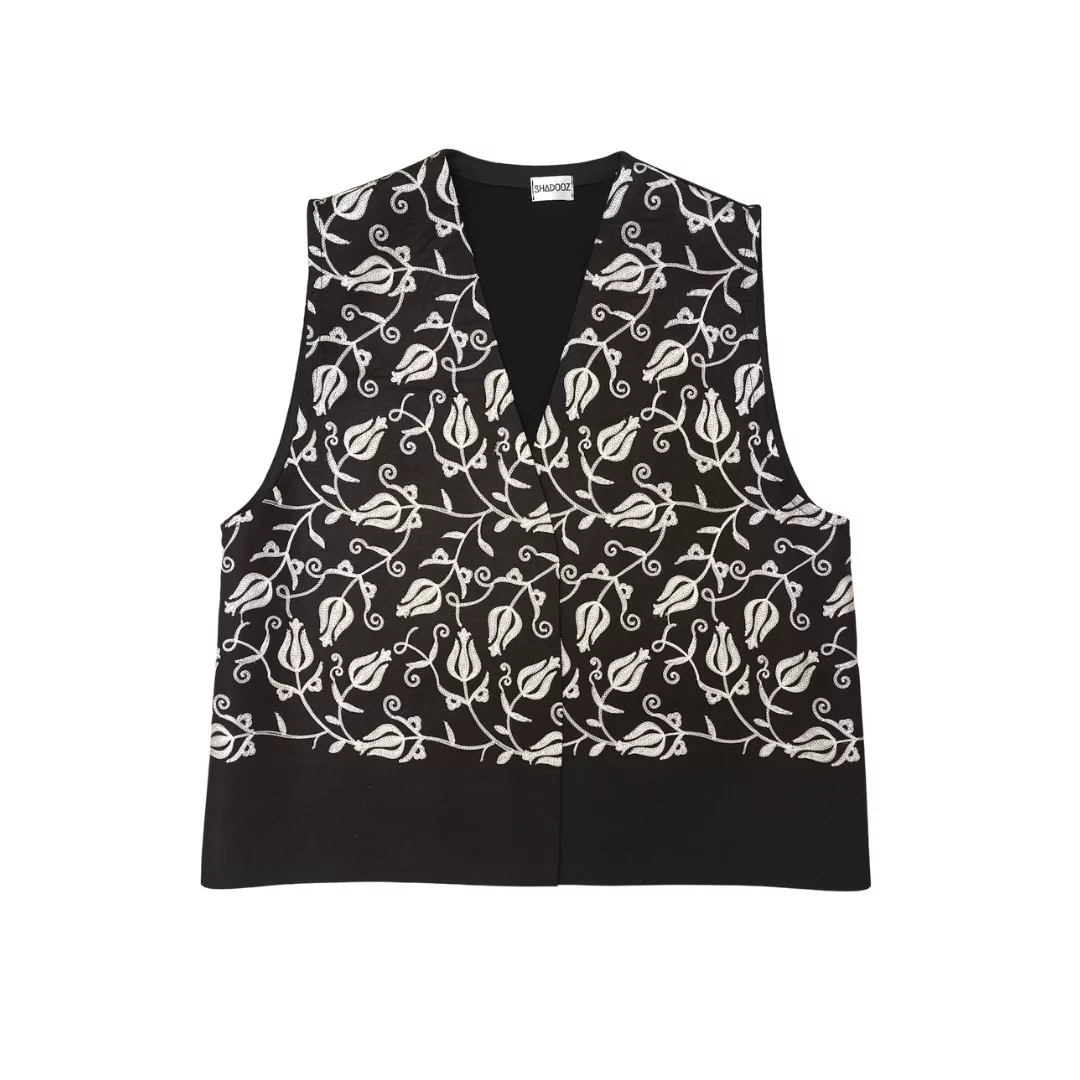 جلیقه رسمی زنانه شادوز مدل لاله