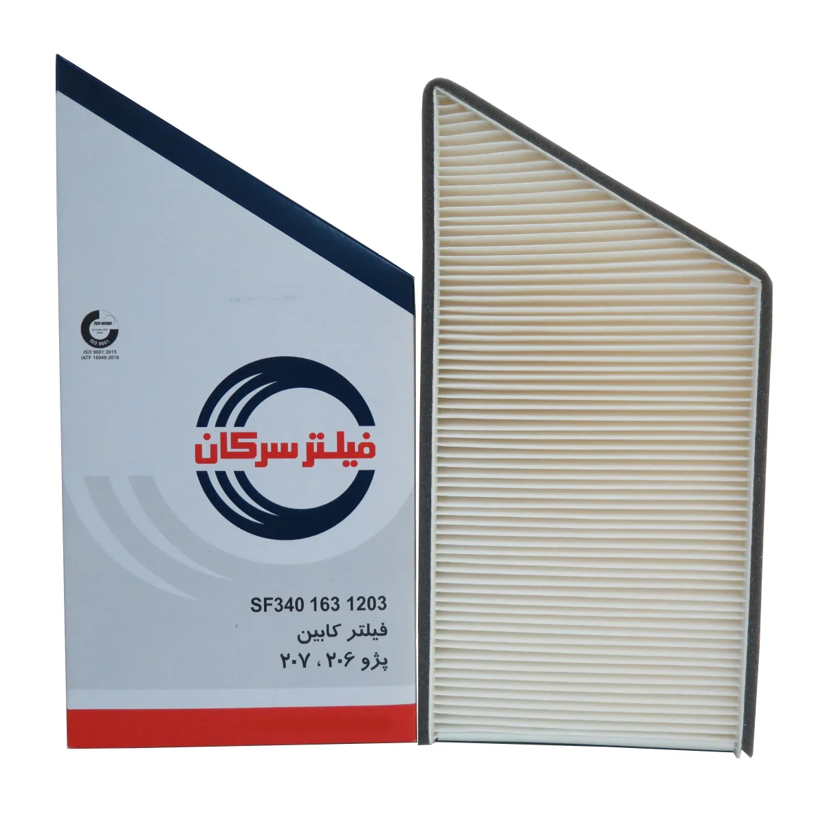 فیلتر هوا خودرو سرکان مدل SF1223 به همراه فیلتر روغن و فیلتر کابین و فیلتر بنزین