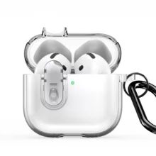 کاور دوکس دوکیس مدل PECL مناسب برای کیس اپل AirPods 4 / AirPods 4 ANC