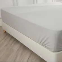 ملحفه نخ پنبه انگلیش هوم مدل Plain دو نفره سایز 200×180 سانتی‌متر