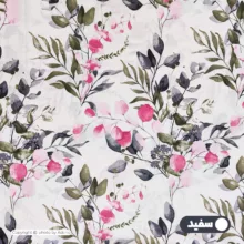 روکش لحاف کتان آدنو مدل گلسار کد FI48 دو نفره سایز 220x240 سانتیمتر