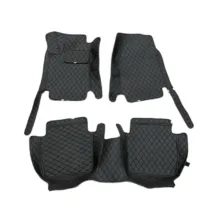 کفپوش جلو خودرو پنج‌بعدی مدل چرم گلدوزی مناسب برای رنو تالیسمان