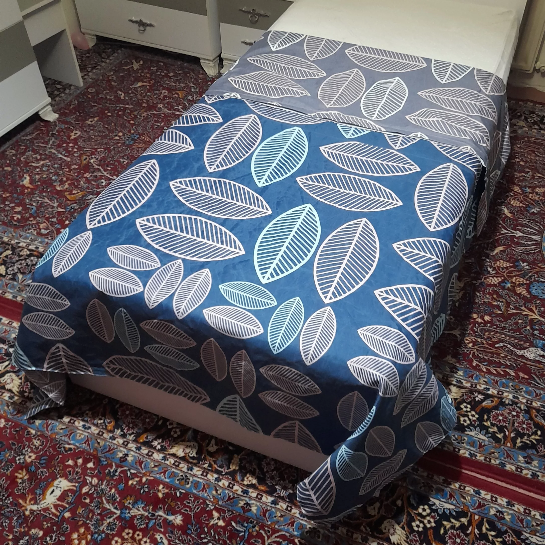 روکش لحاف مدل ماکائو نیکیا دو نفره سایز 220×240 سانتی متر