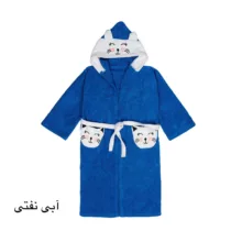حوله پالتویی کودک هنرمند مدل cat سایز ۹۰×۸۰ سانتی متر