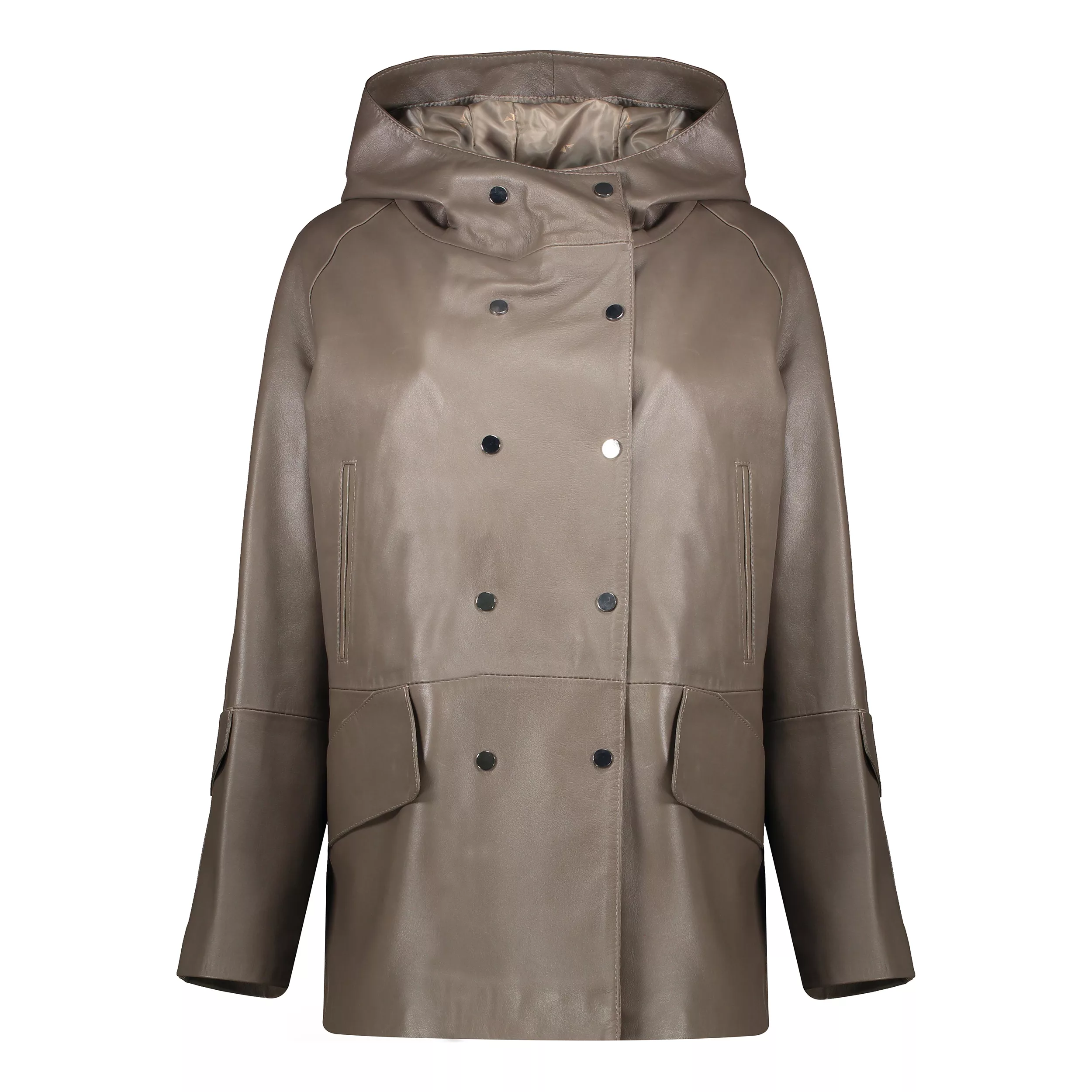 کت چرم زنانه چرم مشهد مدل b0479-053