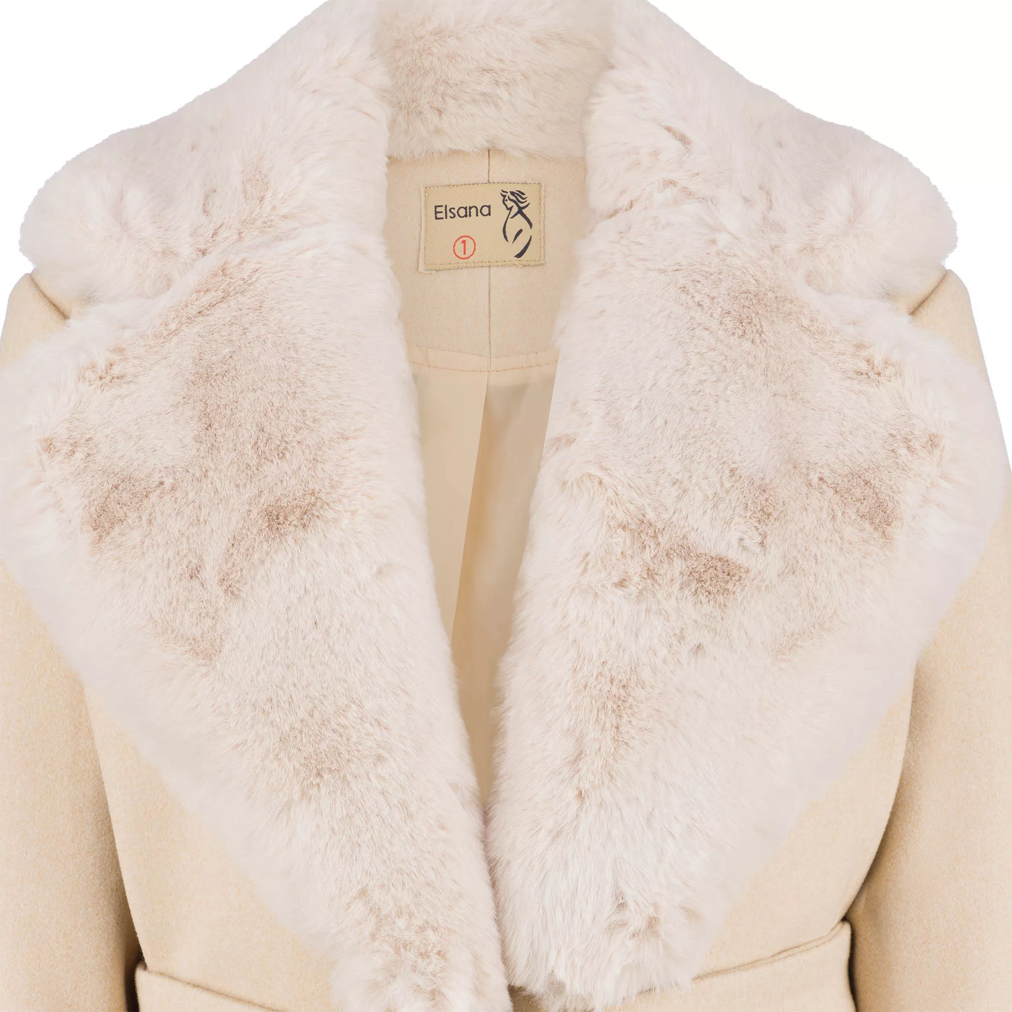 پالتو زنانه السانا مدل پرنسس کد 203423