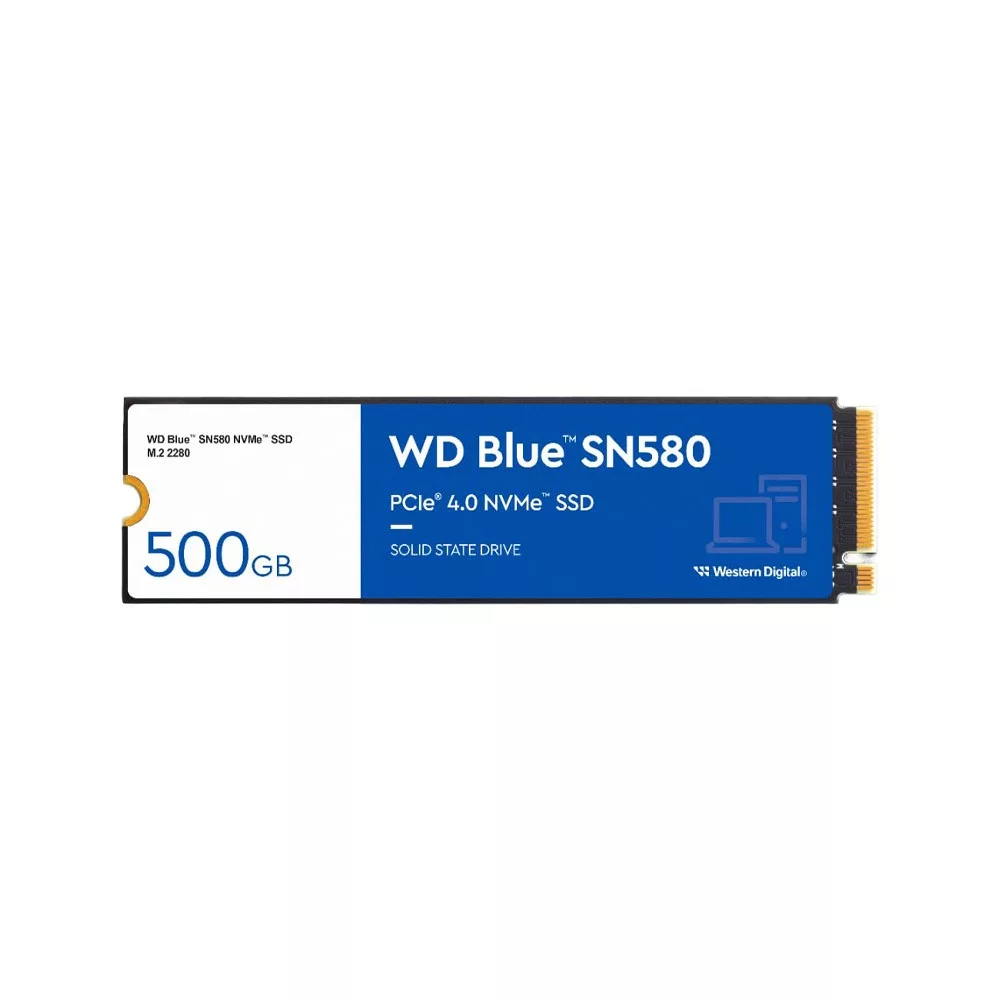اس اس دی اینترنال وسترن دیجیتال مدل WD Blue SN580 NVMe 500GB ظرفیت 500 گیگابایت