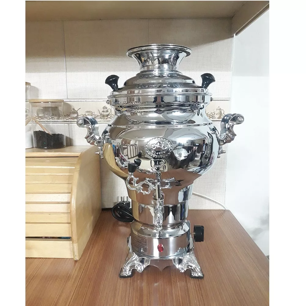 سماور برقی زرین مدل حوریا ظرفیت 6 لیتر