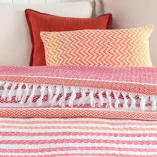 روتختی مادام کوکو مدل Sheryl Pembe Turuncu دو نفره سایز 240×220 سانتی متر