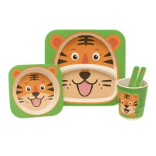 ظرف غذای 5 تکه کودک مدل ببر