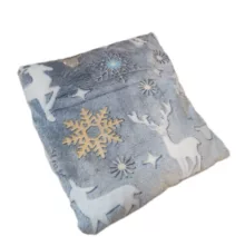 پتو مسافرتی 2 نفر مدل گوزن زمستانی سایز 210x200 سانتی‌متر