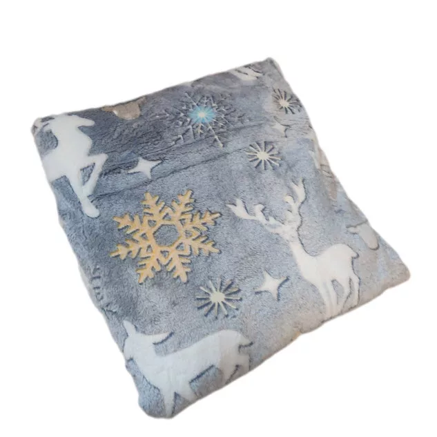 پتو مسافرتی 1 نفر مدل گوزن زمستانی سایز 150x200 سانتی‌متر