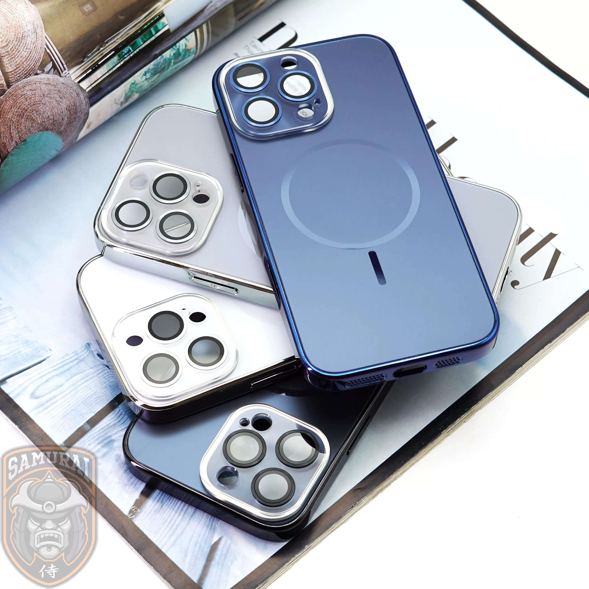 کاور سامورایی مدل Vellux مناسب برای گوشی موبایل اپل iPhone 16 Pro Max