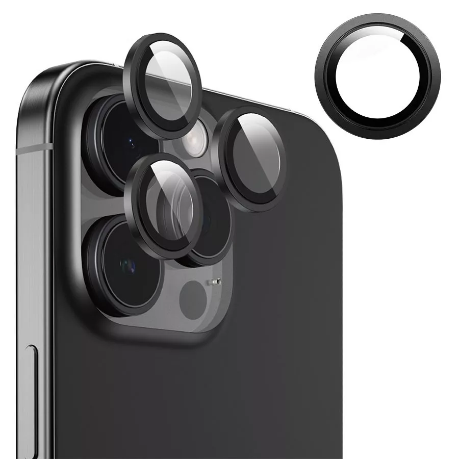 محافظ لنز دوربین ریمکس کد 1 مناسب برای گوشی موبایل اپل iPhone 16 Pro / 16 Pro Max