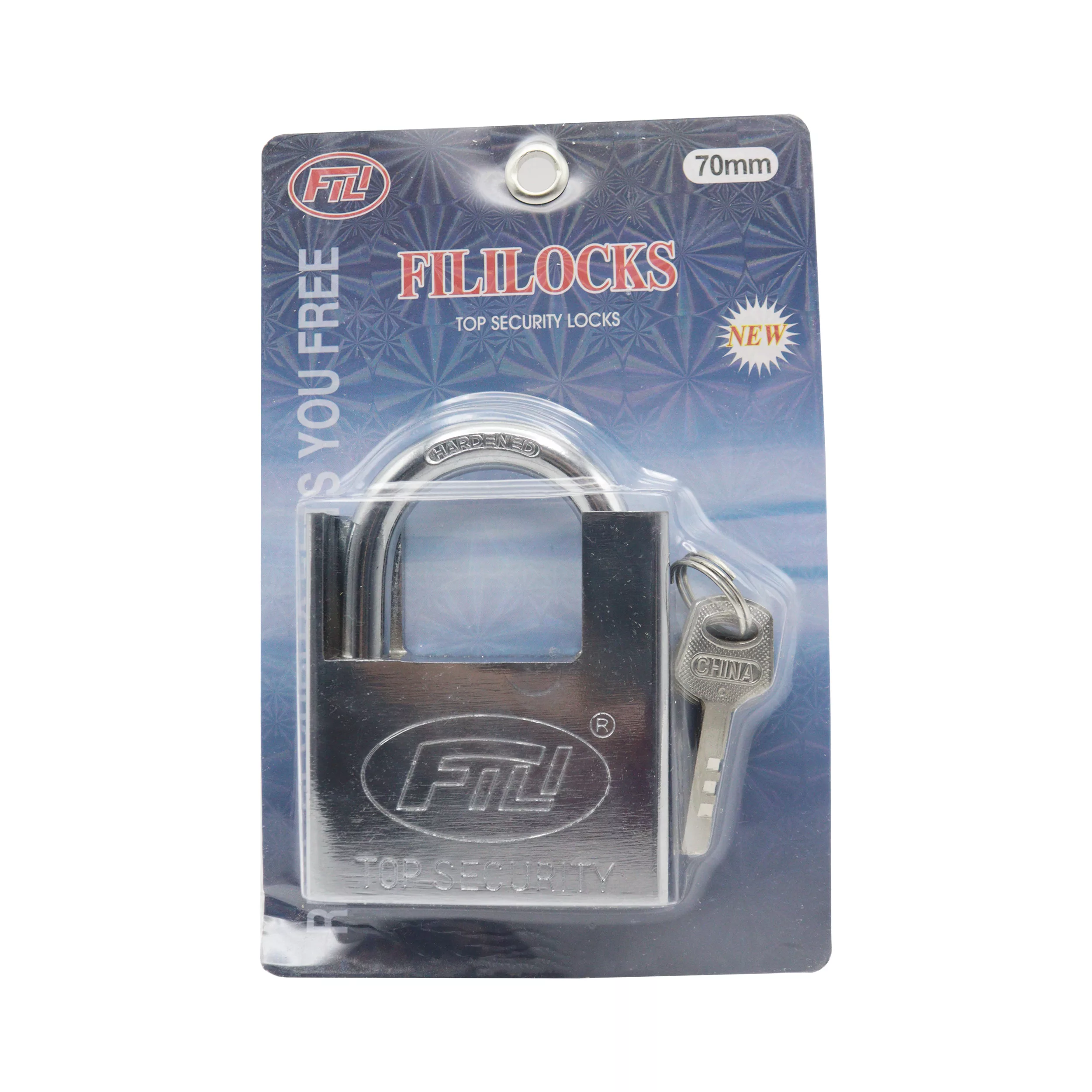 قفل آویز مدل  YP-FILILOCKS-GARDI-70MM