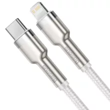 کابل تبدیل USB-C به لایتنینگ بیسوس مدل CATLJK-A02 Zinc Alloy PD20W طول 1 متر