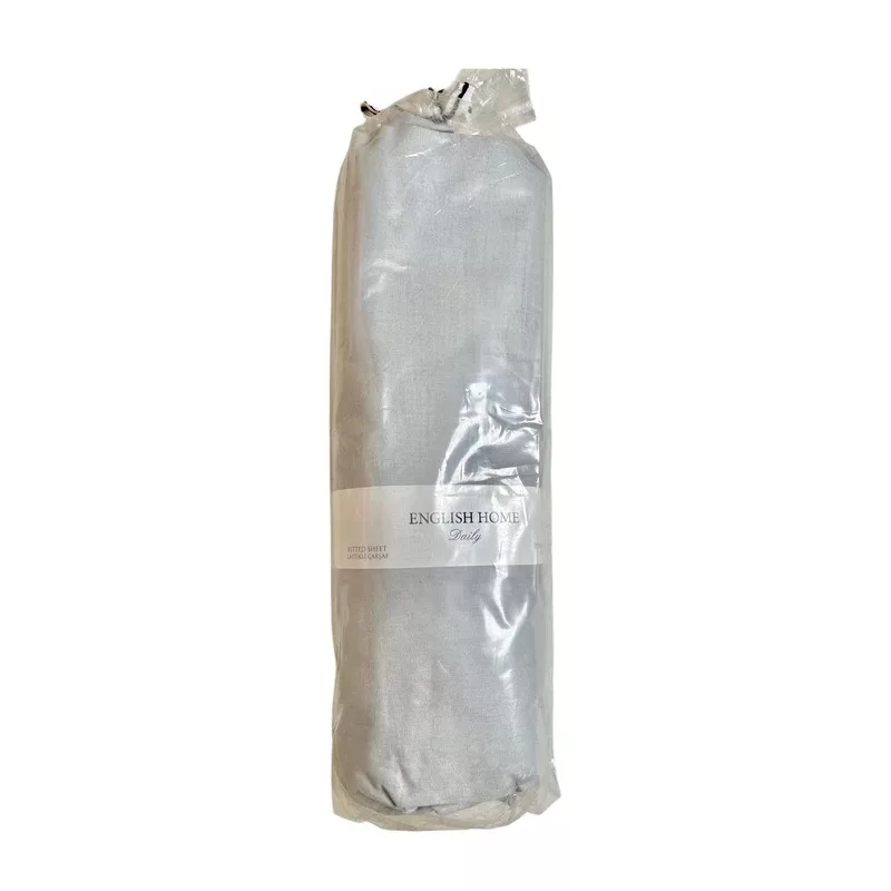 ملحفه نخ پنبه انگلیش هوم مدل Plain دو نفره سایز 200x180 سانتی‌متر