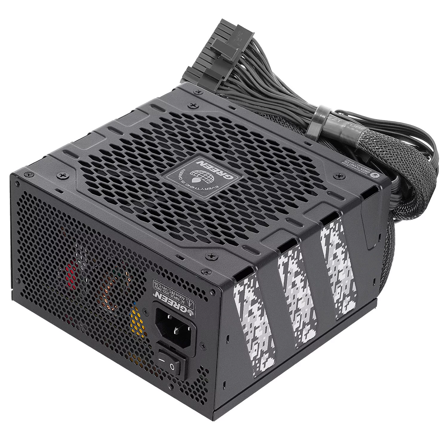 منبع تغذیه کامپیوتر 600W وات گرین مدل GP600A-GED V3.1 (ATX 3.1)