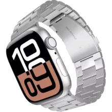 بند اپیکوی مدل Metallic مناسب برای اپل واچ سری 1/2/3/4/5/6/7/8/9/SE/Ultra سایز 42/44/45/49 میلی متری