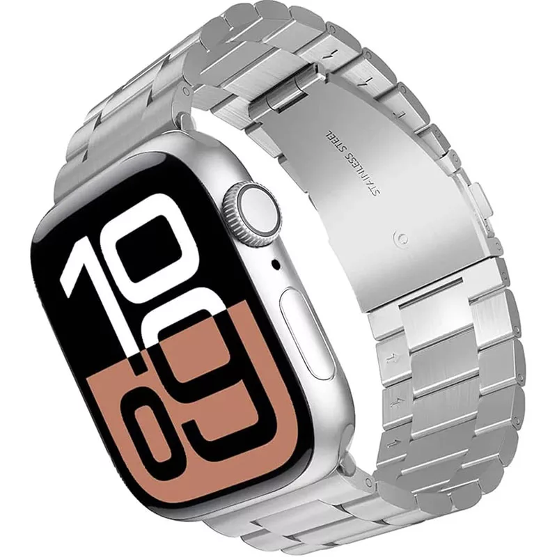 بند اپیکوی مدل Metallic مناسب برای اپل واچ سری 1/2/3/4/5/6/7/8/9/SE/Ultra سایز 42/44/45/49 میلی متری