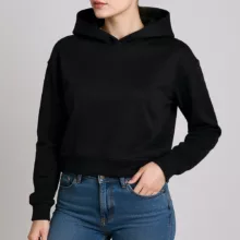 هودی زنانه زی سا مدل 9301 رنگ مشکی