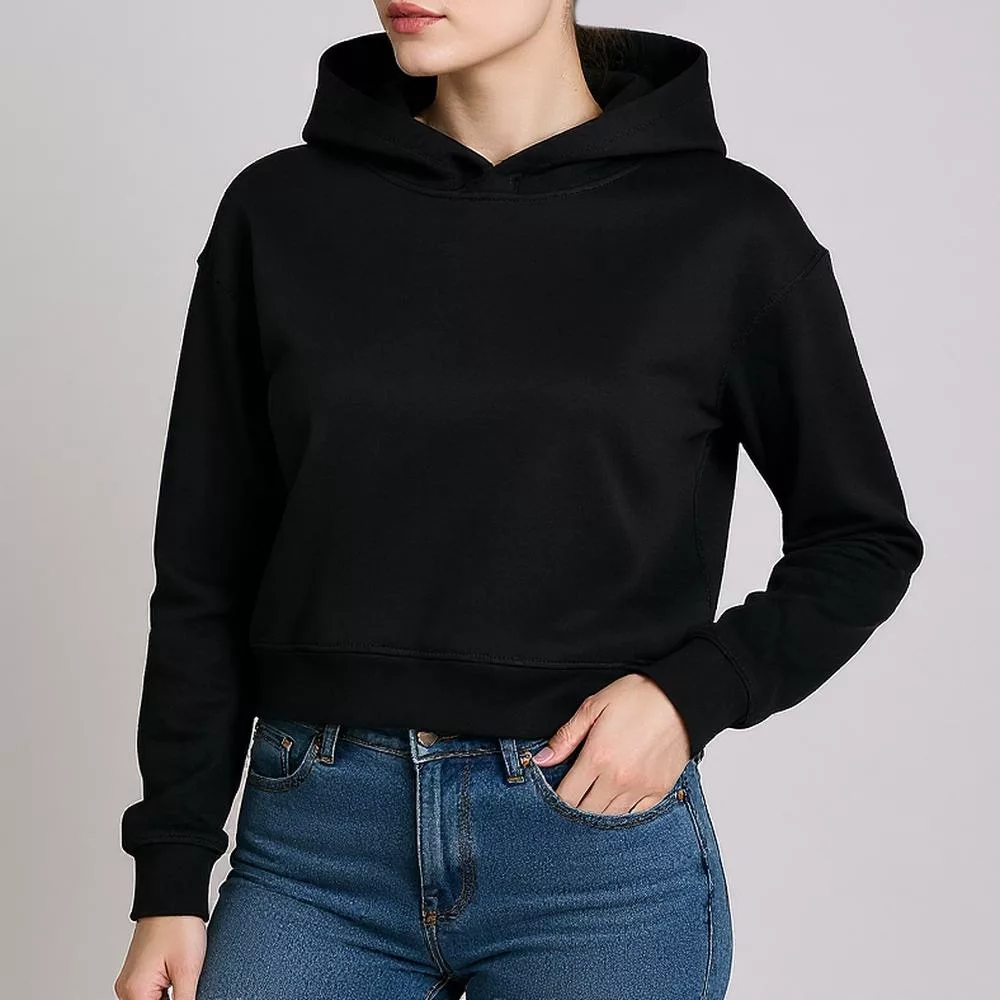 هودی زنانه زی سا مدل 9301 رنگ مشکی