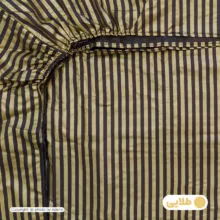 ملحفه آدنو مدل راه راه کد MB01 دونفره سایز 180x200 سانتی متر