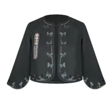 کت زنانه مدل فوتر پروانه کد AK1387